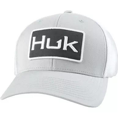 Huk Huk Logo Stretchback Trucker Hat Black