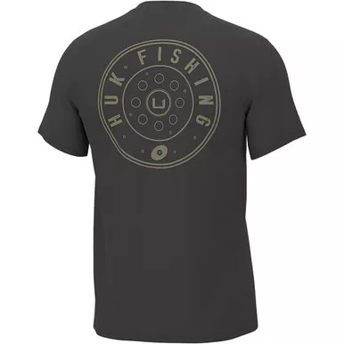 Huk Reel On Graphic Tee Volcanic Ash Large