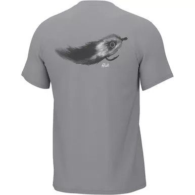 Huk Streamer Fly Graphic Tee Harbor Mist Reef