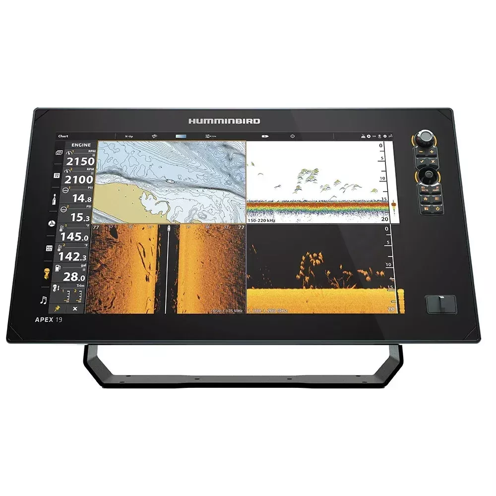 Humminbird APEX 19 VX MSI+ Chartplotter/Fishfinder w/Transom Mount Transducer [411240-1VX]