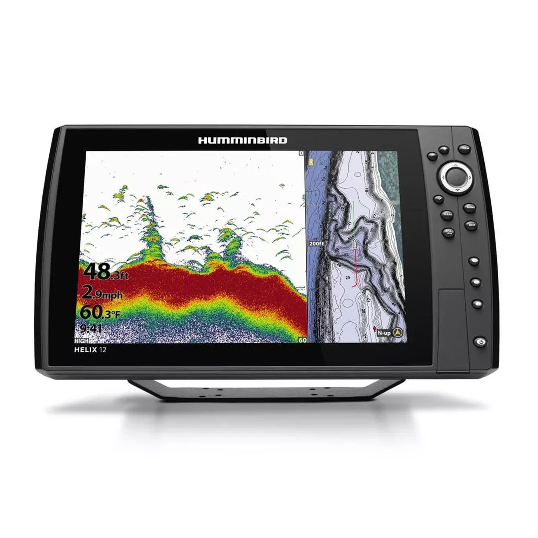 Humminbird Helix G4N 12 GPS 12.1″ Fish Finder/Chartplotter with Transducer, Basemap• 411430-1