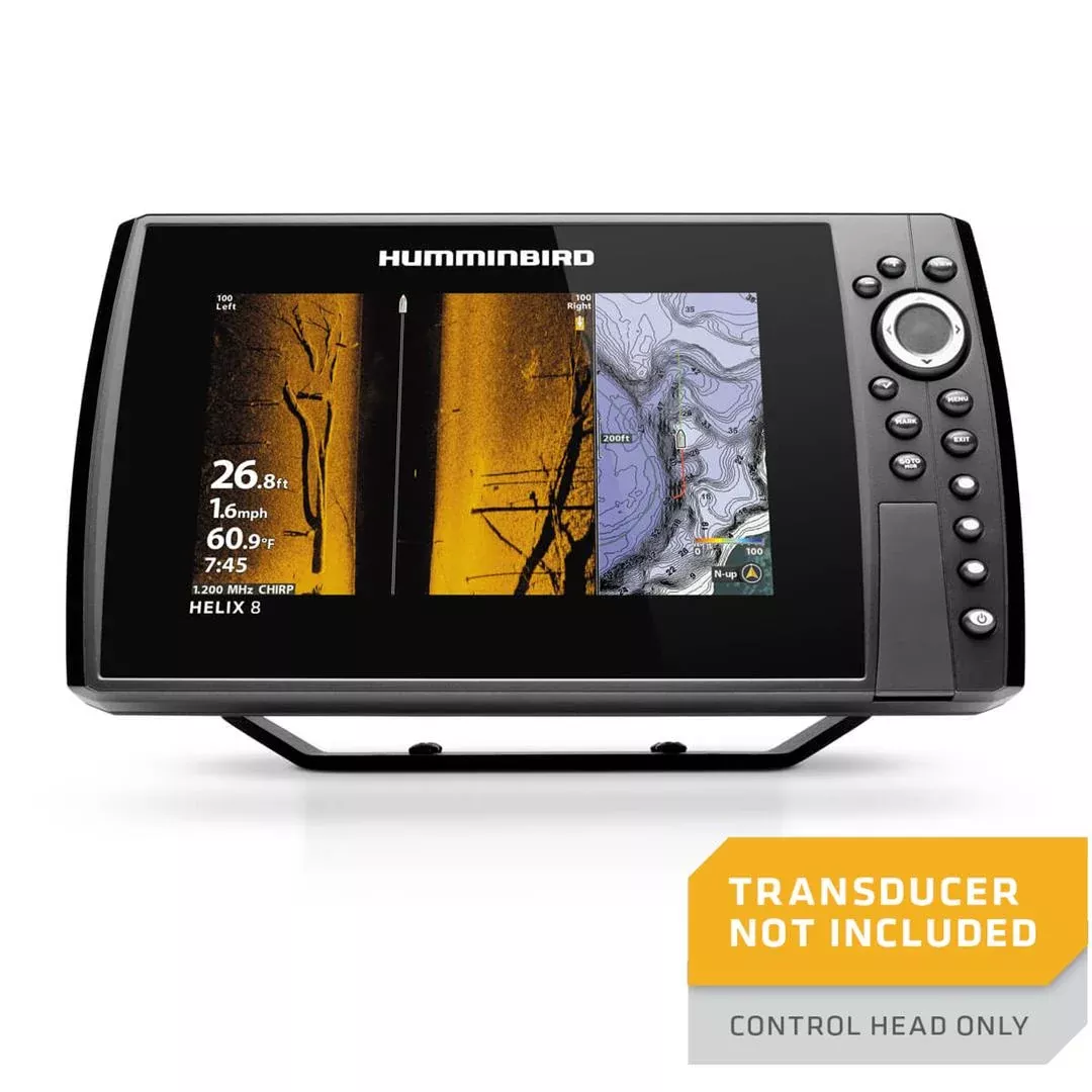 Humminbird Helix G4N 8 MEGA SI+ 8″ Fish Finder/Chartplotter with Basemap w/o Transducer• 411350-1CHO