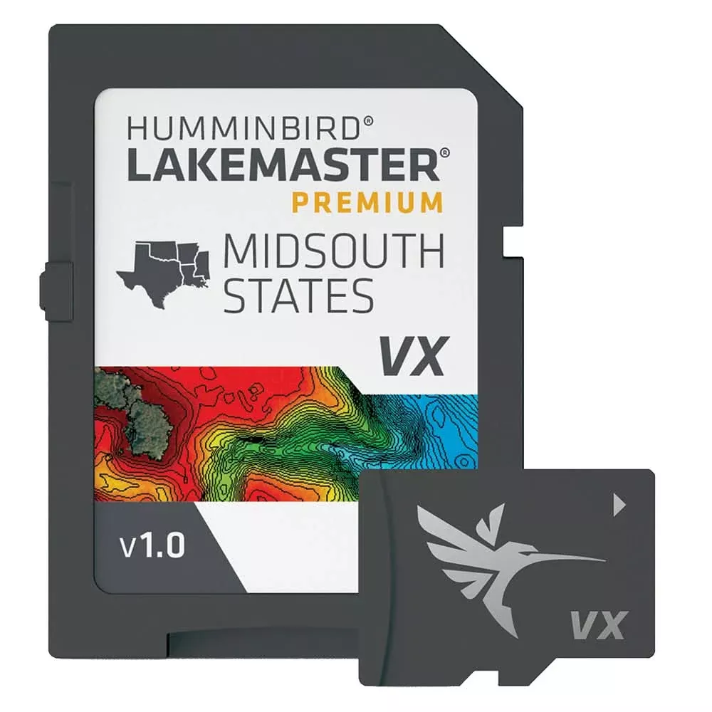 Humminbird LakeMaster VX Premium – Mid-South States [602005-1]