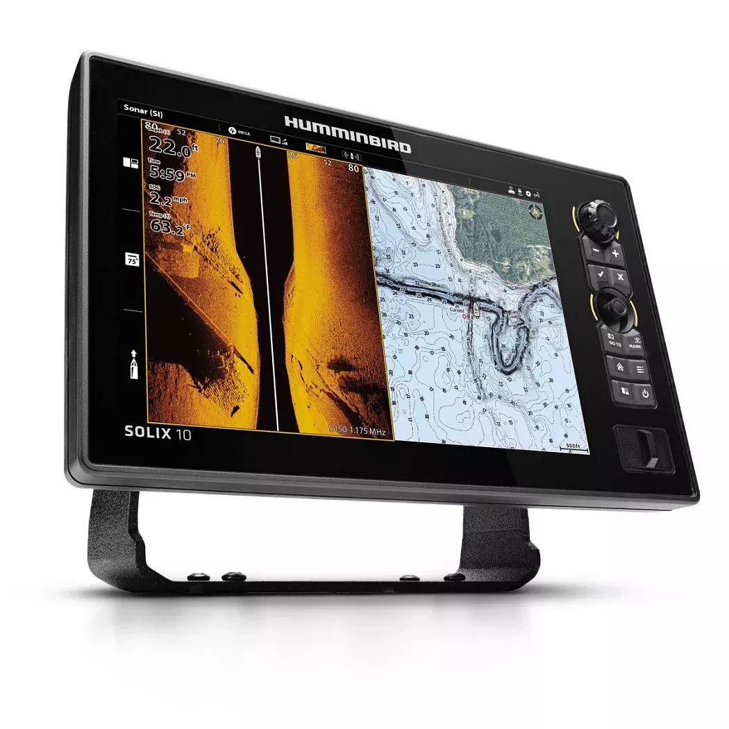 Humminbird Solix G3 10 MEGA SI+ 10.1″ Fish Finder/Chartplotter with Basemap w/o Transducer• 411530-1CHO