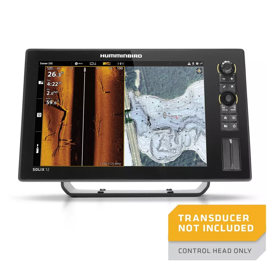 Humminbird Solix G3 12 MEGA SI+ 12.1″ Fish Finder/Chartplotter with Basemap w/o Transducer• 411550-1CHO