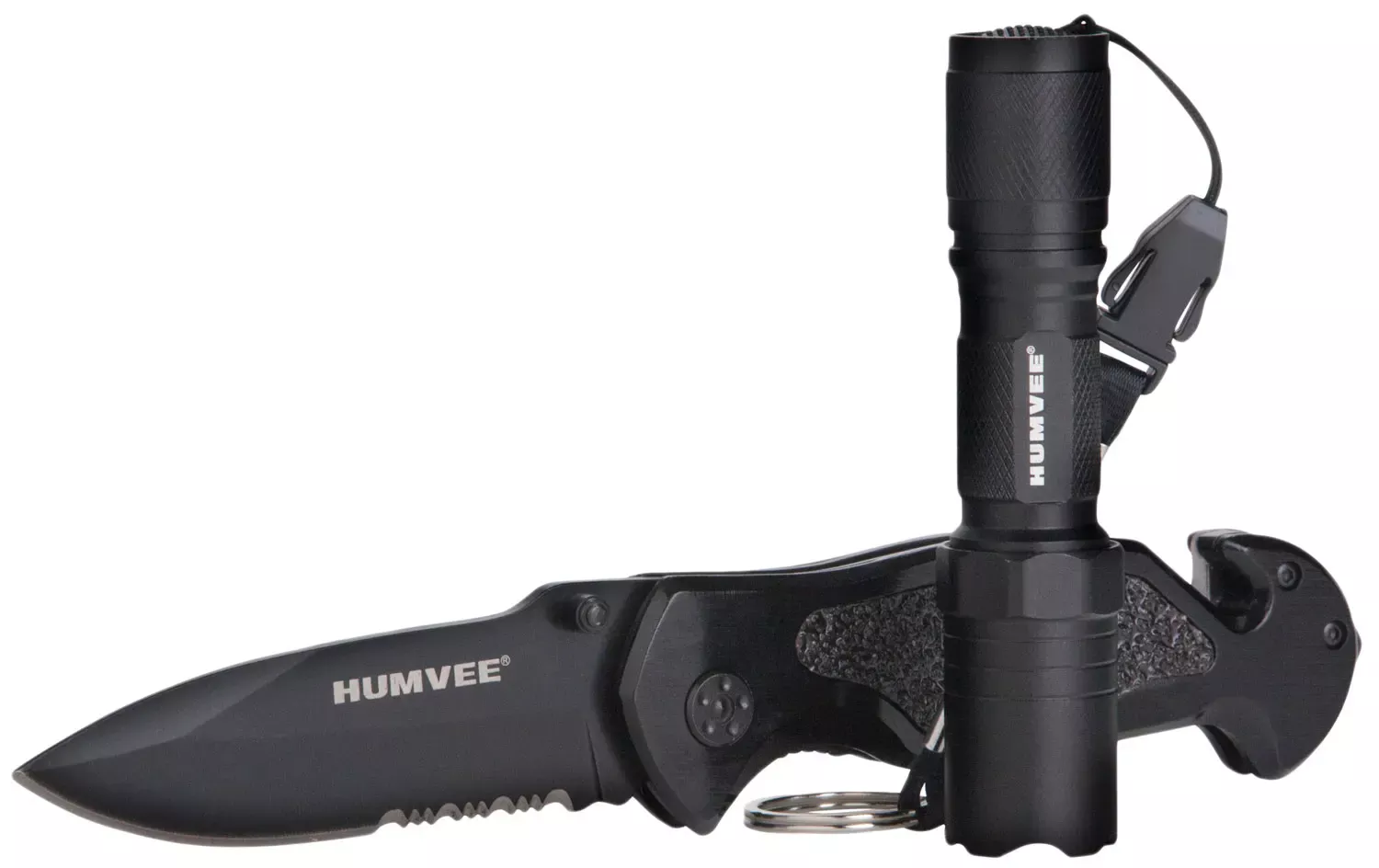 Humvee Adventure GearRescue Knife/Flashlight Combo 3.25"