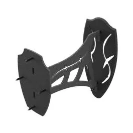 Hunters Specialties Skull Hooker Single Shoulder Mount Display Steel Black