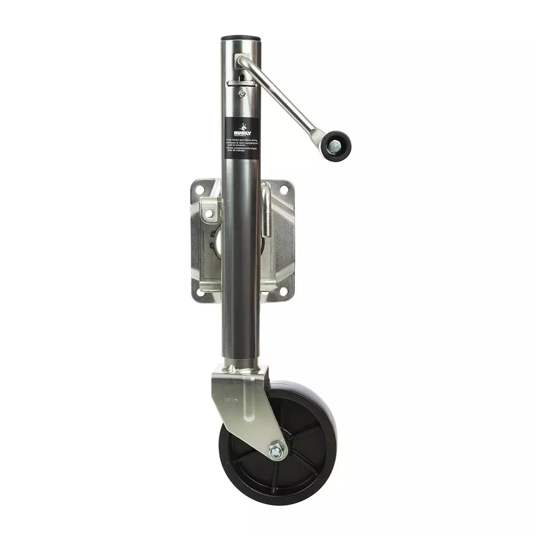 Husky Towing Side-Wind Swivel Jack, 1,000 Pound Capacity• 30655