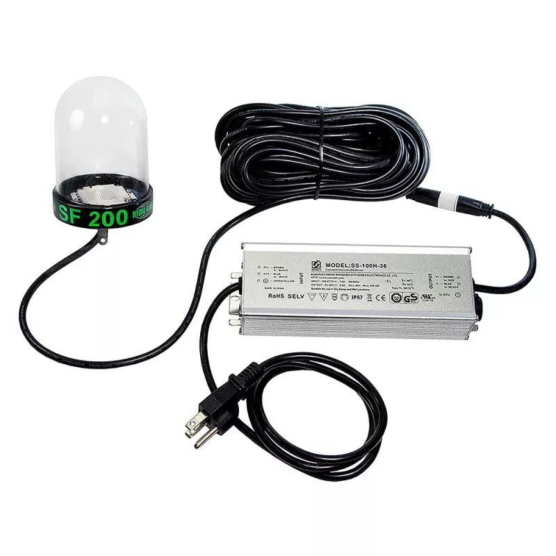 Hydro Glow LED Underwater Dock Light – 200W – 50 Cord – Blue