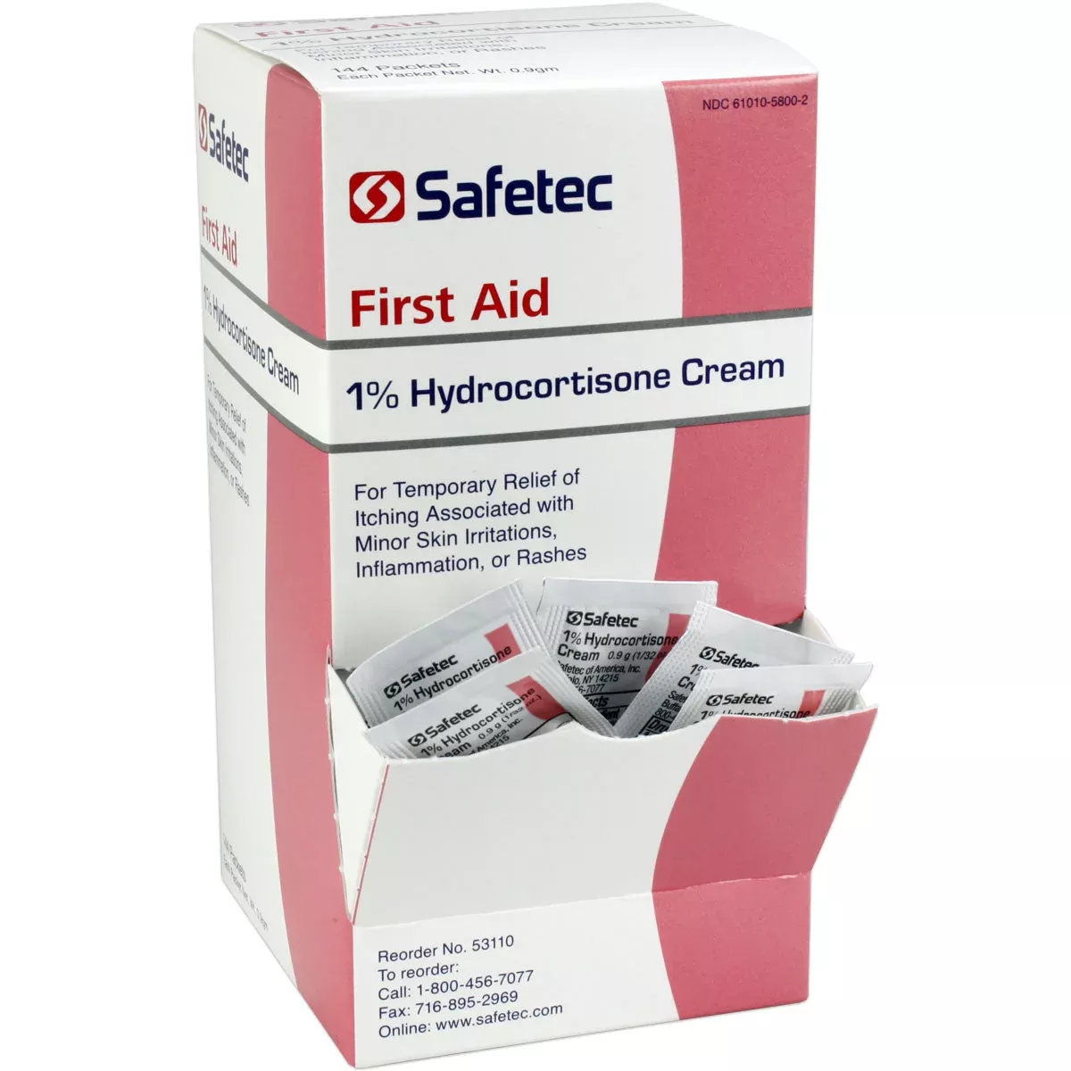 Hydrocortisone 0.9gm. Pouch, 144 per box