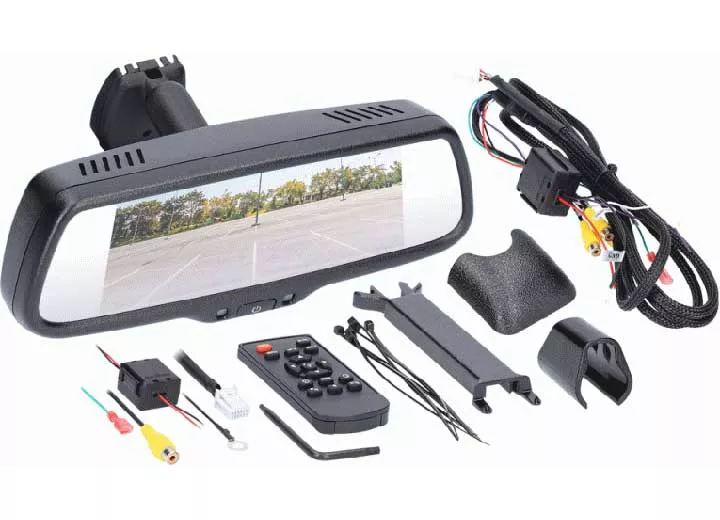 iBeam 7" Mirror/Monitor Single View with 3 Inputs• TE-RM7