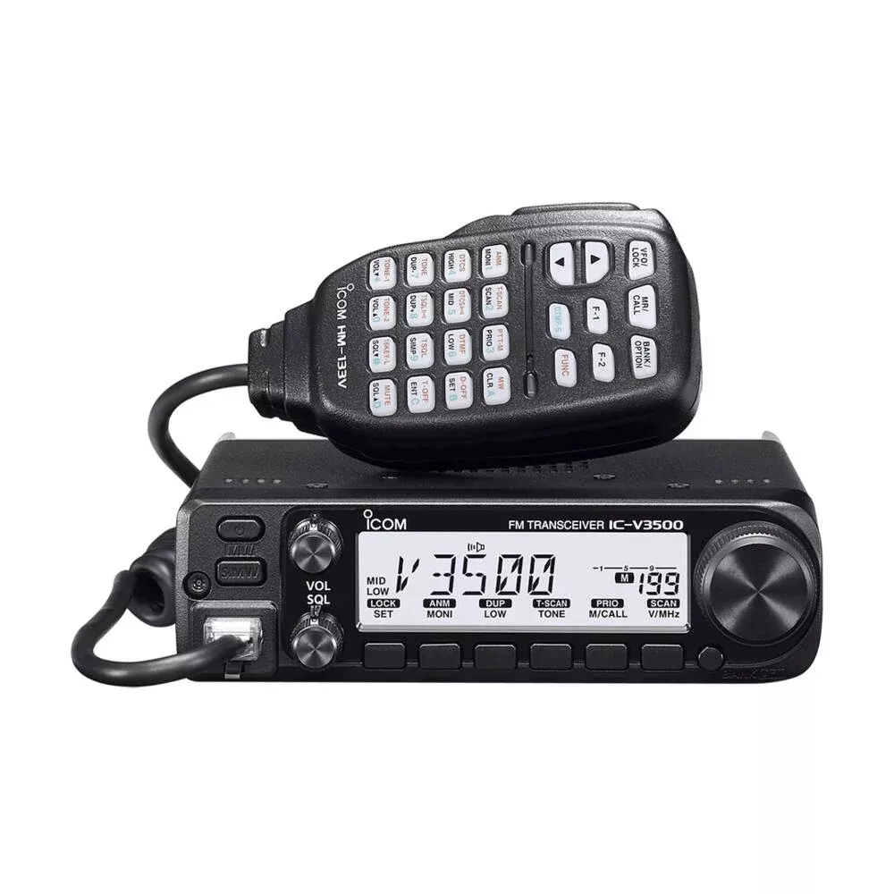 Icom 65W 144MHz FM Mobile Transceiver• V3500 65 USA