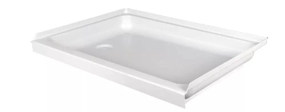 Icon Shower Pan, Rectangle, 31-7/8″ Length x 23-7/8″ Width x 4-7/8″ Depth, Left Hand Drain, Polar White• 15237