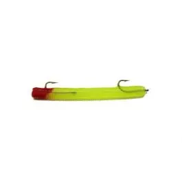 Ike-Con The P-Wee Pre-Rigged W - 2.5" - Chartreuse Red Tip