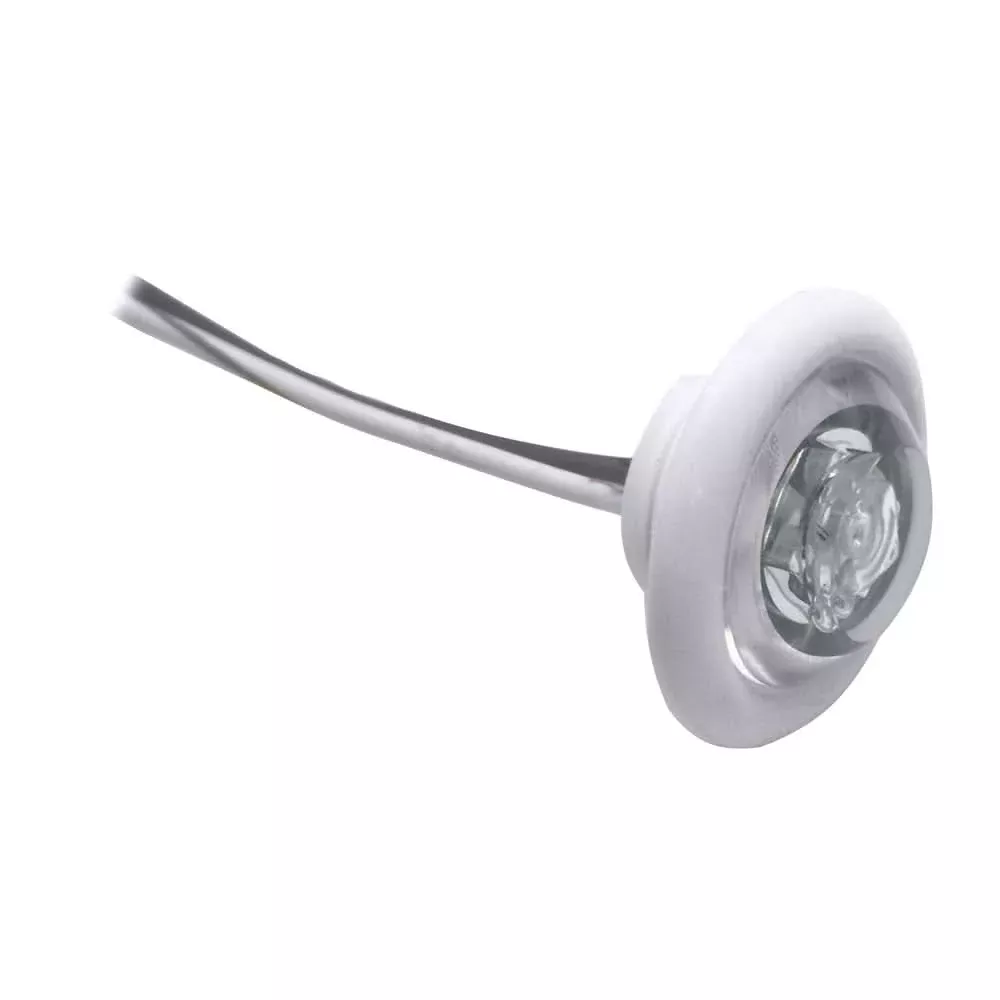 Innovative Lighting LED Bulkhead/Livewell Light “The Shortie” White LED w/ White Grommet [011-5540-7]