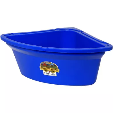 INTREPID INTERNATIONAL 26 Quart Corner Blue Feeder FOB (MCF6BL)