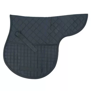 INTREPID INTERNATIONAL All Purpose English Shaped Quilted Double Back Saddle Pad