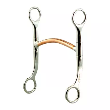 INTREPID INTERNATIONAL Coronet Flat Shank 5in Copper Mouth Bit (240402)