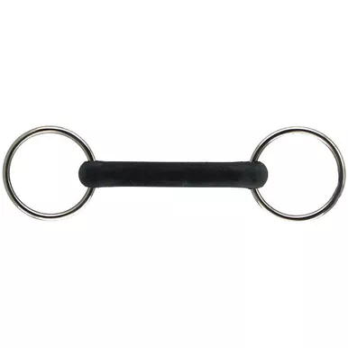 INTREPID INTERNATIONAL Coronet Flexible Rubber Mouth Loose Ring Bit