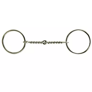 INTREPID INTERNATIONAL Coronet Single Twisted Wire Loose Ring Snaffle Bit (240986)