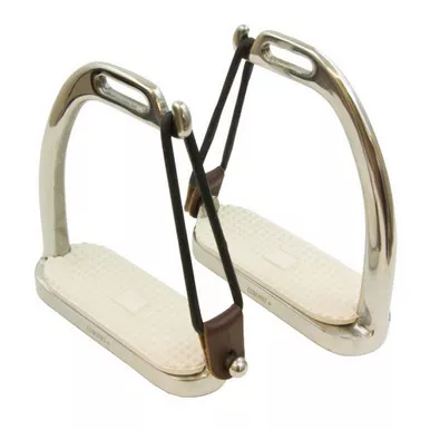INTREPID INTERNATIONAL Fillis Peacock Stirrup Irons with Pads (245928P)