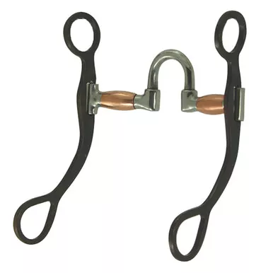 INTREPID INTERNATIONAL Heeler Correction Mouth Bit with Copper Barrels (240721)