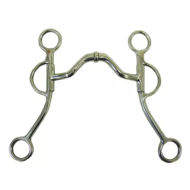 INTREPID INTERNATIONAL Robart Pinchless The Reiner Medium Port Stainless Steel Bit
