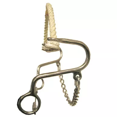 INTREPID INTERNATIONAL Rope Nose Hackamore Bit (212082)