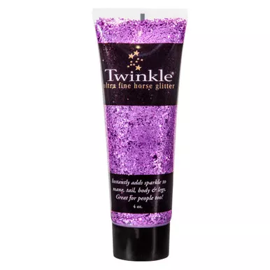 INTREPID INTERNATIONAL Twinkle Glitter Purple 4oz Gel (TP0105)