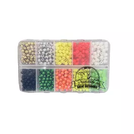 J Deez Lures Grandpa’s Pocket Box with 20 Assorted 6mm Beads