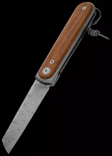 The James Brand 'The Duval' Rosewood Damast Folding Knife