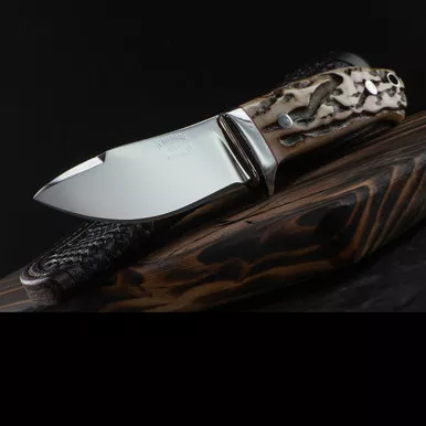 Jim Martindale Nessmuck Hunter Stag Custom Knife