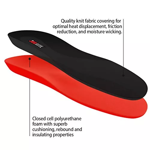 Jobsite Comfort Support Orthotic Insoles With Arch Support