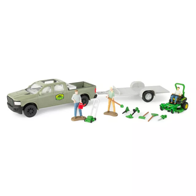 John Deere 1:32 Scale Lawn Care – 15 Piece Playset #47551