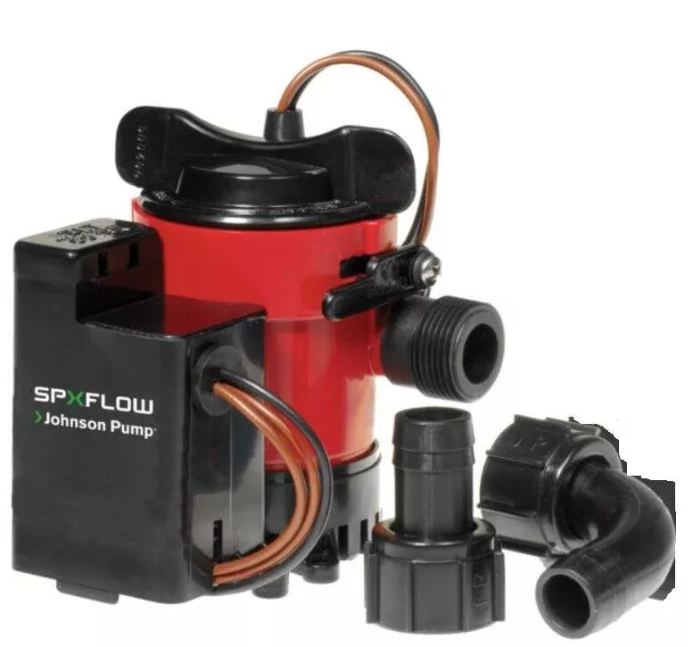 Johnson Pump Automatic Cartridge Combo Bilge Pump 1000 GPH, 12V• 05903-00