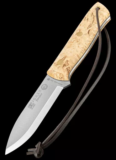 Joker BS9 Nordico Bushcraft Fixed Blade Knife - Curly Birch