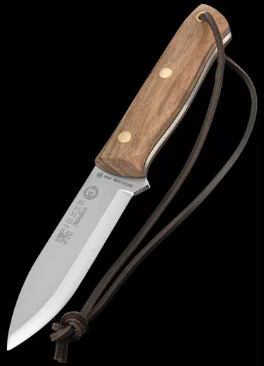 Joker BS9 Nordico Bushcraft Fixed Blade Knife - Walnut