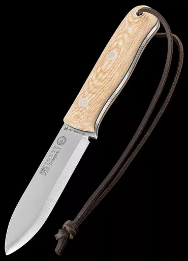 Joker BS9 Trampero Scandi Trapper Fixed Blade Knife - Micarta