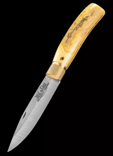 Jose da Cruz Boxwood Carbon Folding Knife