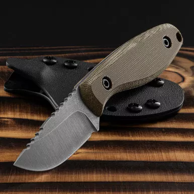 JWK Small Meridian Field Knife - Green