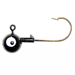 Kalin's Roundhead Jigs - 1/8 OZ. - Black - 10 Pack