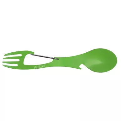 Kershaw 1145GRN Ration XL (Spoon, Fork, Bottle Opener, & Carabiner), Spring Green