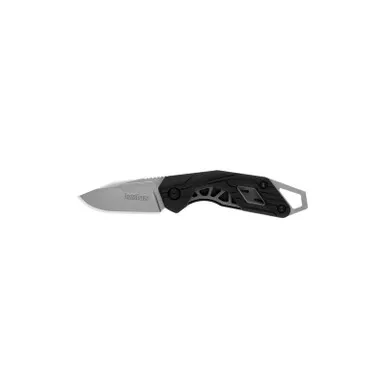 Kershaw 1230 Diode Folding Knife Drop Point 1.60" 3Cr13 Plain Edge Blade, Black Handle