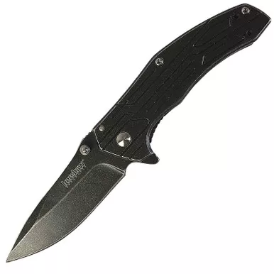 Kershaw Kingbolt Knife 2.8" Plain Blade Silver SS Handles 1346