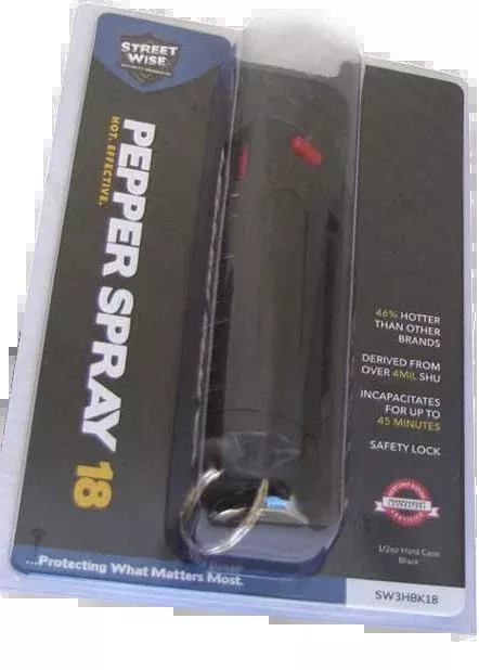 Key Ring Pepper Spray 1/2 oz with Carrying Pouch