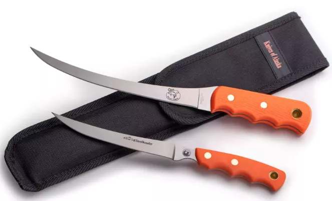 Knives of Alaska Fisherman’s Combo – Orange #00093FG