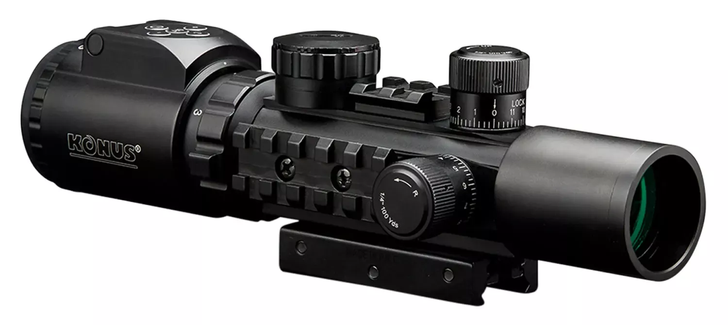 Konus KonusPro AS-34 Matte Black 2-6x28mm 34mm Tube