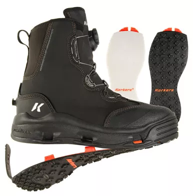 KORKERS Devil's Canyon with Felt & Kling-On Outsole Boots (FB4110)
