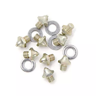 KORKERS Triple Threat Carbide Spike Kit with Washers, 7mm, 40-Pack (OA9045)