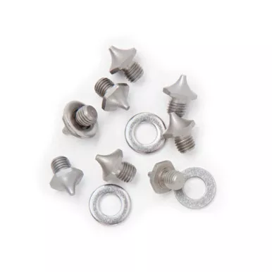 KORKERS TuffTrax Threaded Silver Steel Spike Pack